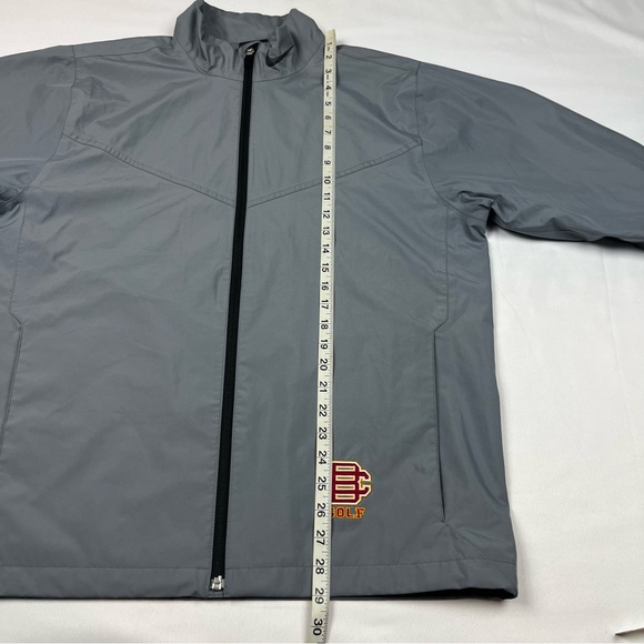 Nike Golf Storm Fit Bethune Cookman Mens Windbreaker Rain Jacket Medium Grey A6 - Picture 10 of 10